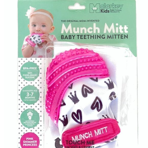 Munch Mitt Baby Teething Mitten - Picture 1 of 2
